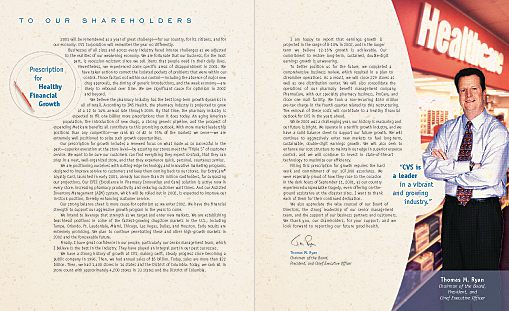 President's Letter Spread