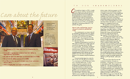 President's Letter Spread