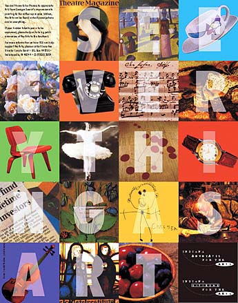 Indiana Advocates for the Arts - See Everything As Art Display Advertisement